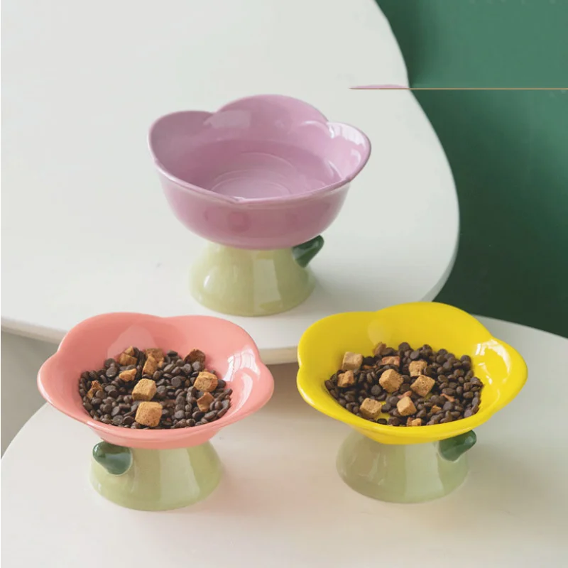 Flower Foot New Raised Supplies Dogs Pet Dish Water Food Puppy Bowl Cat Cute Shape Non-slip Feeder Ceramic High Feeding Elevated
Flower Foot New Raised Supplies Dogs Pet Dish Water Food Puppy Bowl Cat Cute Shape Non-slip Feeder Ceramic High Feeding Elevated