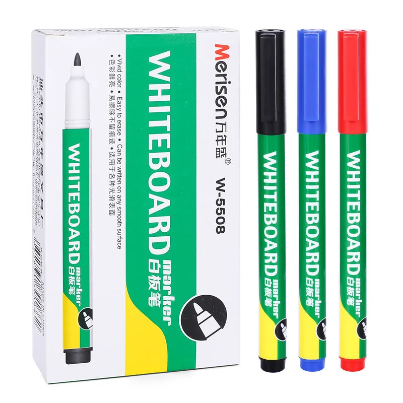 12pcs/Box Whiteboard Pen Erasable Environment-friendly, Super Fine Pen, Children's Painting Teaching Pen For Teaching, Meeting
12pcs/Box Whiteboard Pen Erasable Environment-friendly, Super Fine Pen, Children's Painting Teaching Pen For Teaching, Meeting
