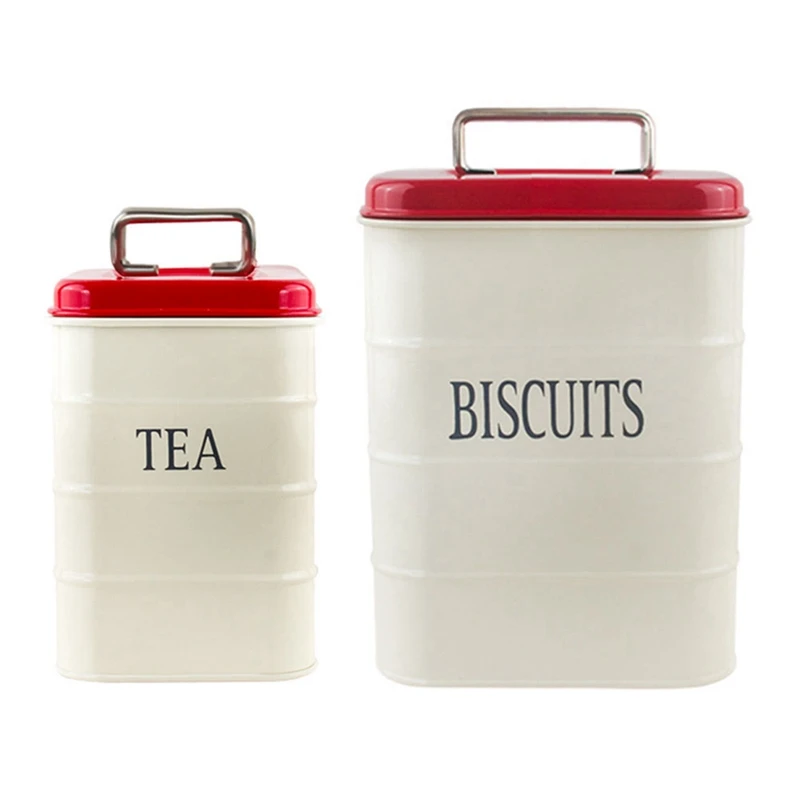 2Pcs Air Tight Metal Storage Jar With Lid Coffee Beans Tea Spice Sugar Biscuits Oatmeal Sealing Box Kitchen Container
2Pcs Air Tight Metal Storage Jar With Lid Coffee Beans Tea Spice Sugar Biscuits Oatmeal Sealing Box Kitchen Container