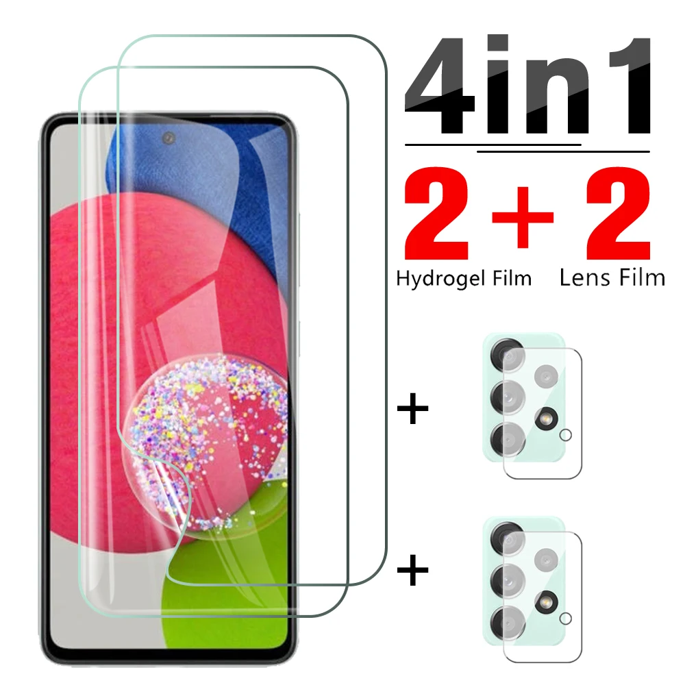 For Samsung Galaxy A52s 5G 6.5" 4in1 Screen Hydrogel Film Protector For Samsung A52S A52 4G Camera Lens Protective Film Cover
For Samsung Galaxy A52s 5G 6.5" 4in1 Screen Hydrogel Film Protector For Samsung A52S A52 4G Camera Lens Protective Film Cover