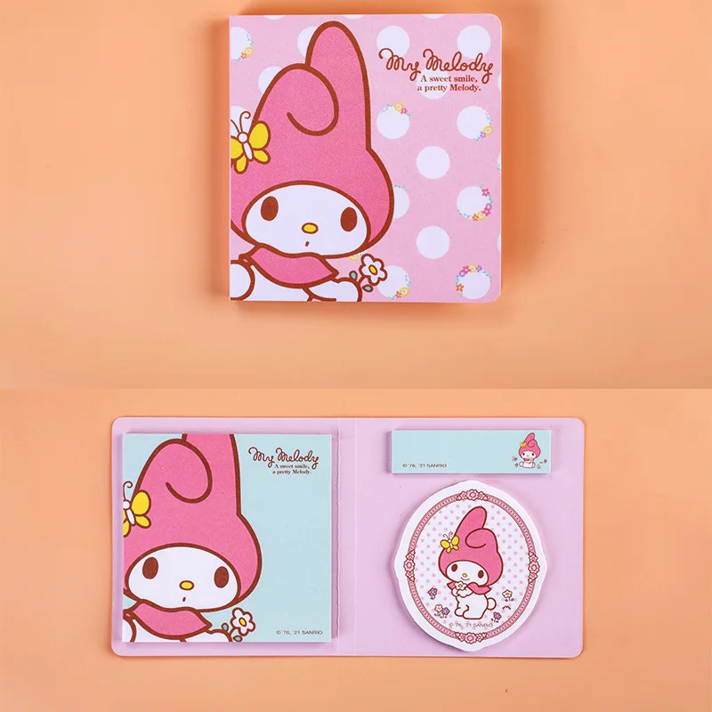 Kawaii Sanrio липкая заметка Hellokittys Mymelody Kuromi Cinnamoroll аксессуары Милая Красивая мультяшная портативная книга игрушка подарок для девочки
Kawaii Sanrio липкая заметка Hellokittys Mymelody Kuromi Cinnamoroll аксессуары Милая Красивая мультяшная портативная книга игрушка подарок для девочки