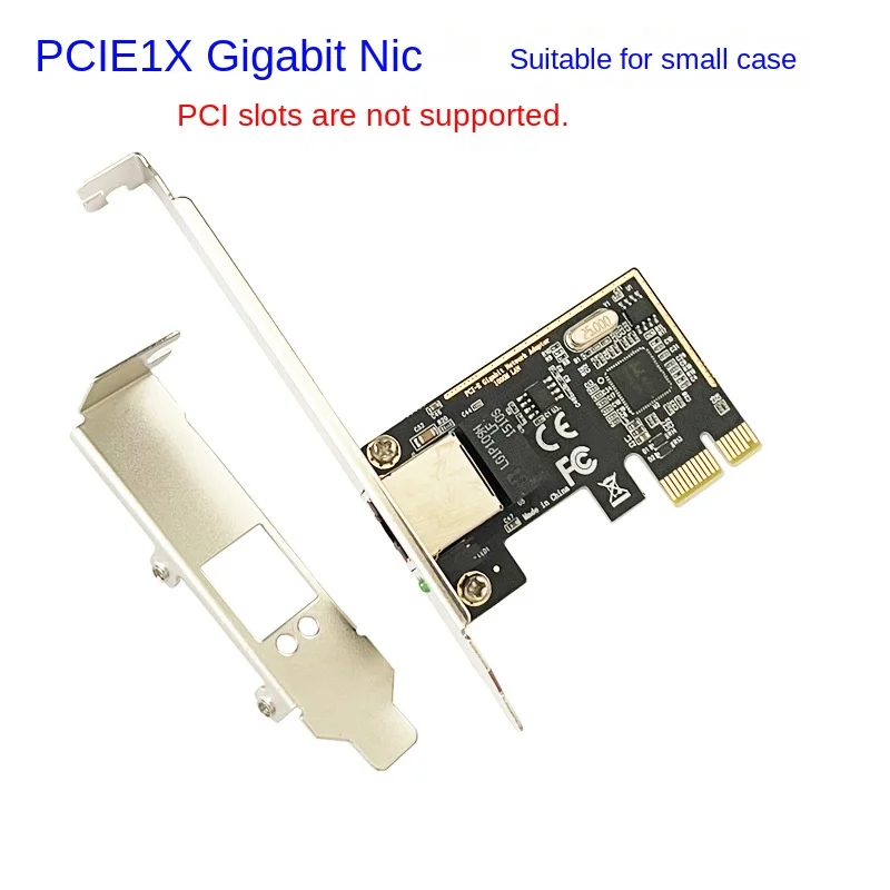 PCIE 1X совместимый с 16X настольным небольшим слотом для карты гигабитная сетевая карта 1000M 8111C без чипа
PCIE 1X совместимый с 16X настольным небольшим слотом для карты гигабитная сетевая карта 1000M 8111C без чипа