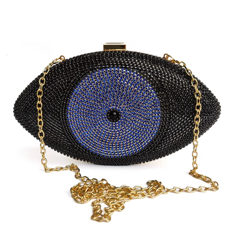 Fashion Eye Shape Diamonds Evening Clutch Bag Designer Rhinestones Shoulder Crossbody Bags Luxury Shinny Small Party Purse 2022
Fashion Eye Shape Diamonds Evening Clutch Bag Designer Rhinestones Shoulder Crossbody Bags Luxury Shinny Small Party Purse 2022