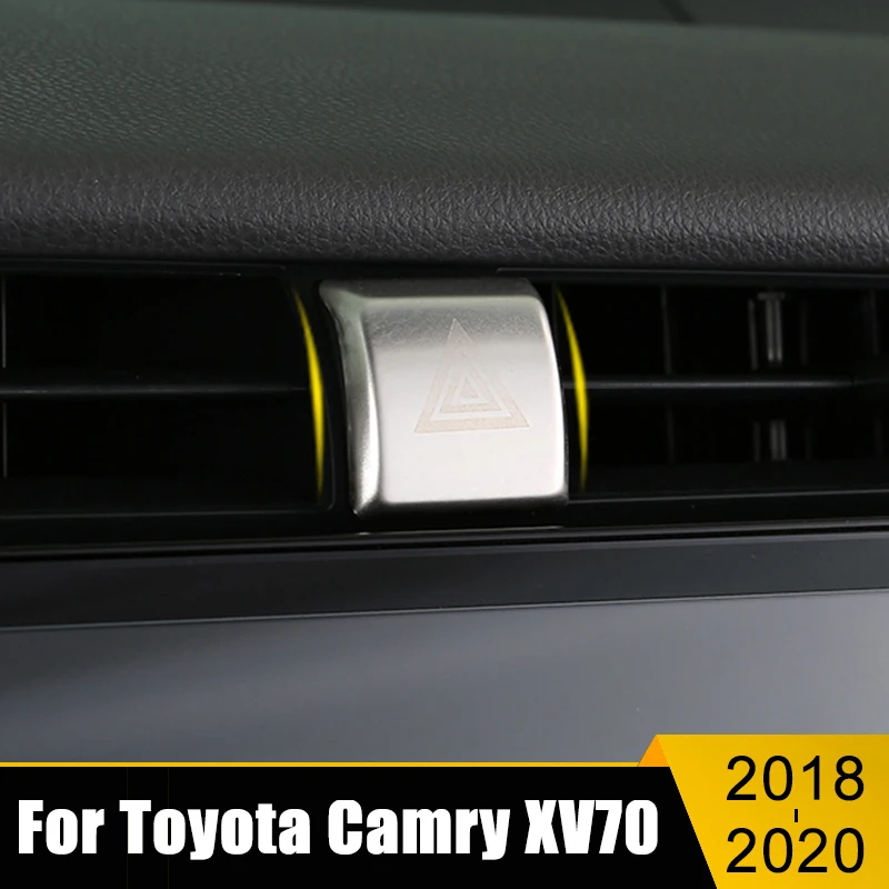 Car Accessories For Toyota Camry XV70 70 2018 2019 2020 Stainless Emergency Light Lamp Switch Warning Button Trim Cover Stickers
Car Accessories For Toyota Camry XV70 70 2018 2019 2020 Stainless Emergency Light Lamp Switch Warning Button Trim Cover Stickers