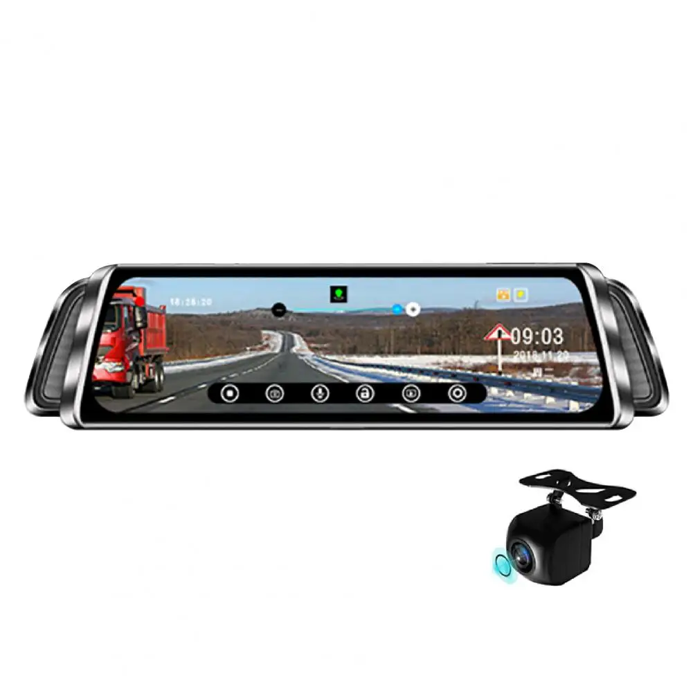 Car DVR Full HD-compatible Wide Compatibility 10-Inch 1080P Rearview Mirror Car Dash Cam Rear View Mirror Night Vision
Car DVR Full HD-compatible Wide Compatibility 10-Inch 1080P Rearview Mirror Car Dash Cam Rear View Mirror Night Vision