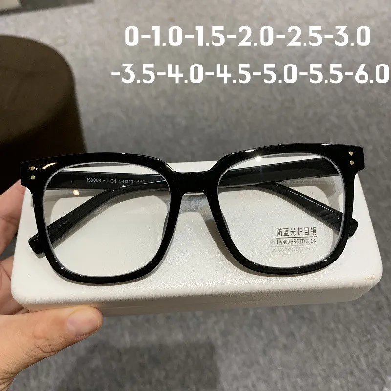 Square frame Myopia Glasses Men Women Anti-blue oversized Eyewear Unisex Luxury Clear Diopter Prescription Eyeglasses 0 to -6.0
Square frame Myopia Glasses Men Women Anti-blue oversized Eyewear Unisex Luxury Clear Diopter Prescription Eyeglasses 0 to -6.0