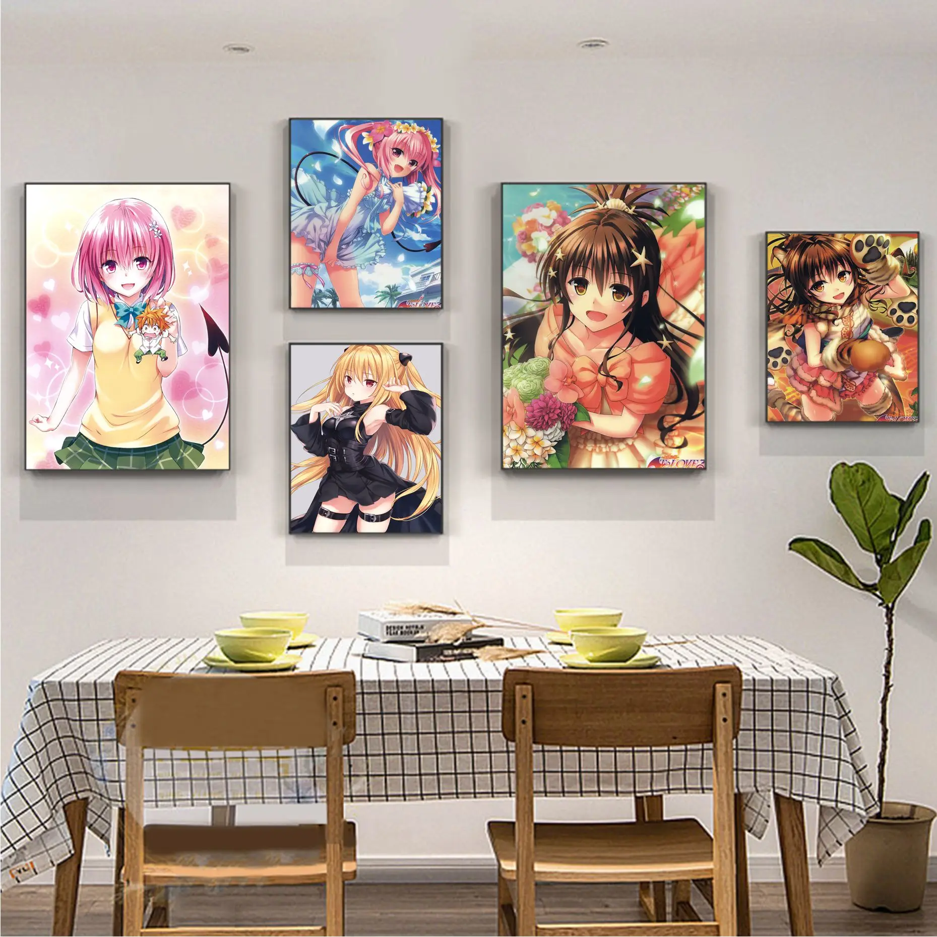 To Love Ru Vintage Posters Sticky Retro Kraft Paper Sticker DIY Room Bar Cafe Room Wall Decor
To Love Ru Vintage Posters Sticky Retro Kraft Paper Sticker DIY Room Bar Cafe Room Wall Decor