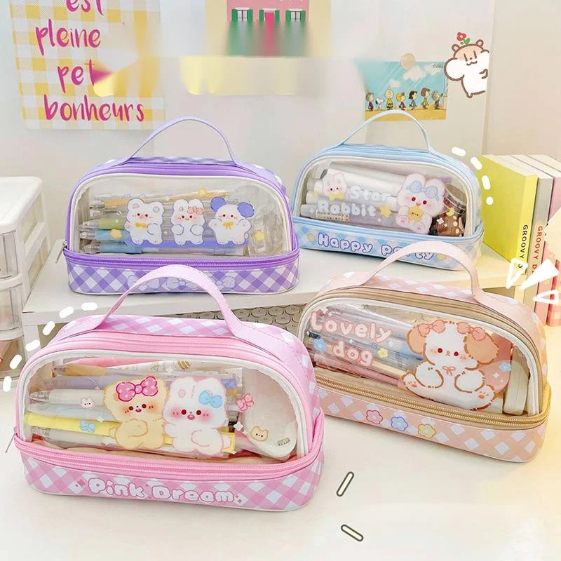 Creative Stationary Pen Cases Large Capacity Cosmetic Cute Education Storage Bag Simple Stationery School Students Supplies
Creative Stationary Pen Cases Large Capacity Cosmetic Cute Education Storage Bag Simple Stationery School Students Supplies