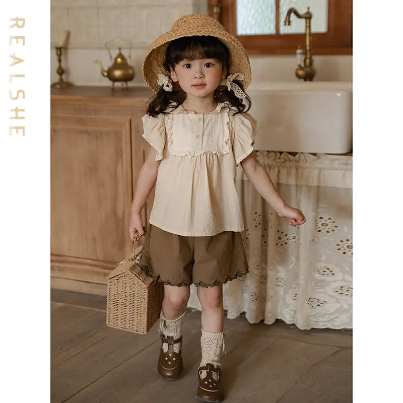 2023 Summer New Fashion Children Loose Shorts Fashion Girls Solid Lace Shorts Baby Pants Kids Casual Shorts Baby Clothes
2023 Summer New Fashion Children Loose Shorts Fashion Girls Solid Lace Shorts Baby Pants Kids Casual Shorts Baby Clothes