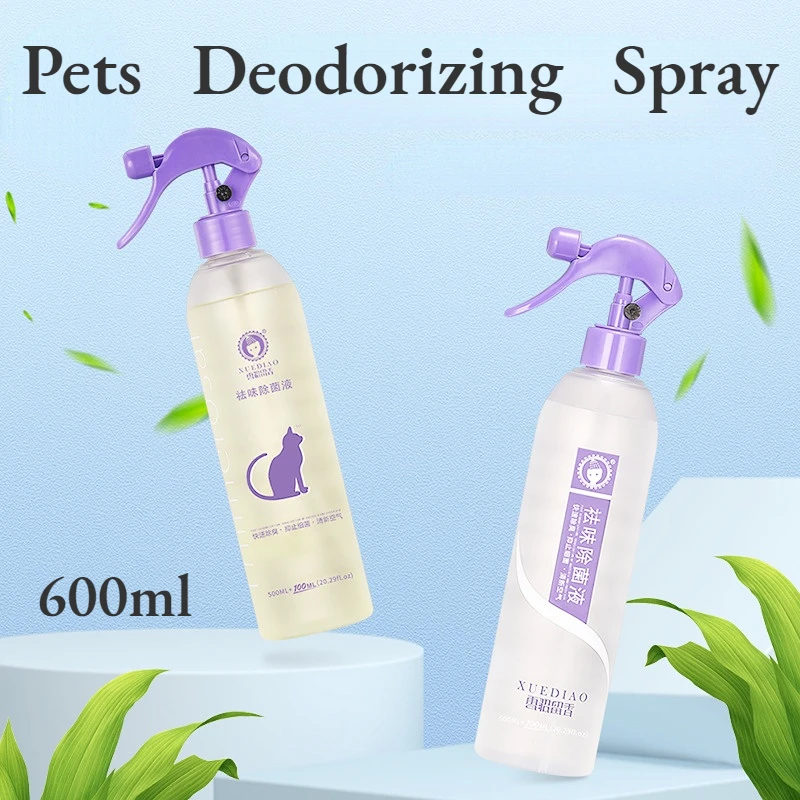 Deodorizing Spray for Pets, 20.29oz,Helps Break Down Odors to Effectively Deodorize Cats,Paraben Free,Dye Free,Clear 600ml Spray
Deodorizing Spray for Pets, 20.29oz,Helps Break Down Odors to Effectively Deodorize Cats,Paraben Free,Dye Free,Clear 600ml Spray