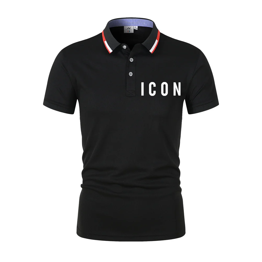 Summer Brand ICON Casual High Quality Men Polo Shirt Business Short Sleeve Male T Shirts Stand Collar Polo Shirt Tops Tees 4XL
Summer Brand ICON Casual High Quality Men Polo Shirt Business Short Sleeve Male T Shirts Stand Collar Polo Shirt Tops Tees 4XL