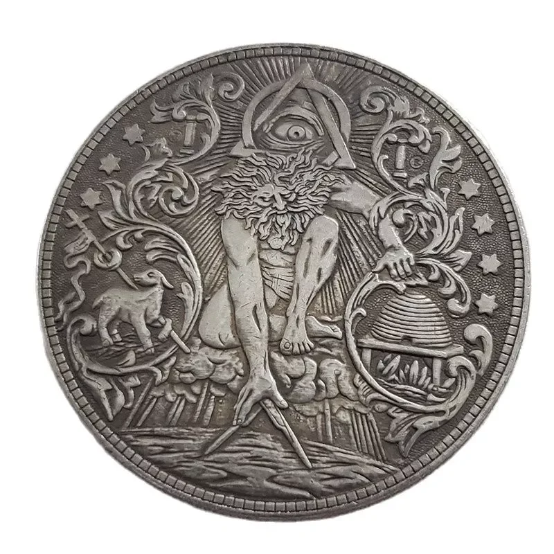 Morgan Wandering Coin God's Eye Coin Almighty God Sun American Coin Collection Home Decoration Commemorative Coins Gift Craf
Morgan Wandering Coin God's Eye Coin Almighty God Sun American Coin Collection Home Decoration Commemorative Coins Gift Craf