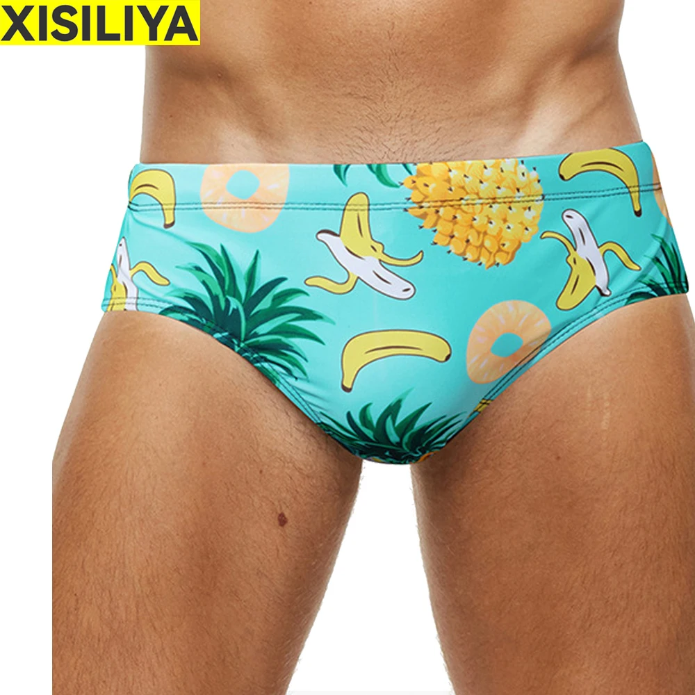 Low Waist Men's Swim Trunks Bikini Swimwear Beach Briefs for Padded Comfortable Breathable Surf Swimming Sailing Pool Shorts
Low Waist Men's Swim Trunks Bikini Swimwear Beach Briefs for Padded Comfortable Breathable Surf Swimming Sailing Pool Shorts