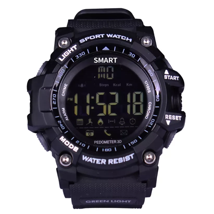 Sport Smart Watch EX16 Professional Waterproof Sport Monitoring Pedometer Call Message Reminder long Standby Smartwatch X-watch
Sport Smart Watch EX16 Professional Waterproof Sport Monitoring Pedometer Call Message Reminder long Standby Smartwatch X-watch