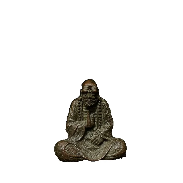 LAOJUNLU Pure Solid Copper Dharma Enlightenment Small Ornaments Tea Ceremony Copper Pet Copper Art Small Pendulum Antique
LAOJUNLU Pure Solid Copper Dharma Enlightenment Small Ornaments Tea Ceremony Copper Pet Copper Art Small Pendulum Antique