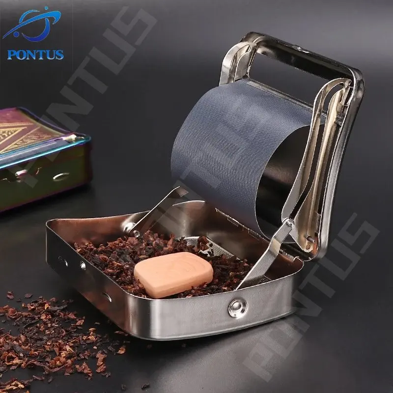 Metal Rolling Cigarette Case Cigarette Making Machine Semi-Automatic Adjustable Smoking Accessories Cigarettes Makings Machines
Metal Rolling Cigarette Case Cigarette Making Machine Semi-Automatic Adjustable Smoking Accessories Cigarettes Makings Machines