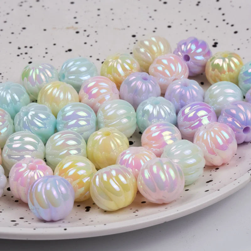 10pcs Acrylic Beads 16mm Pumpkin Shining Loose Spacer Beads For Jewelry Bracelet Necklace Making Keychain DIY Accessories
10pcs Acrylic Beads 16mm Pumpkin Shining Loose Spacer Beads For Jewelry Bracelet Necklace Making Keychain DIY Accessories