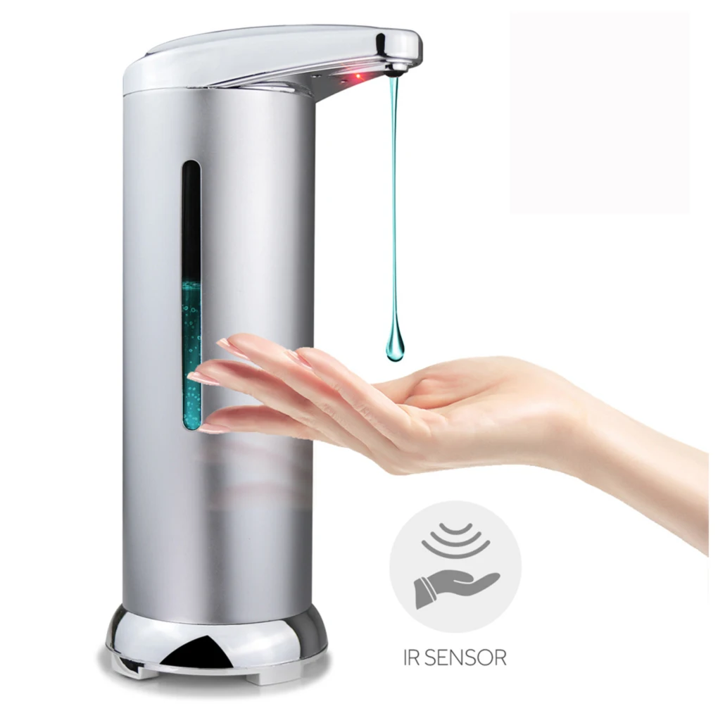 280ml Intelligent Infrared Sensor Soap Dispenser Automatic Touchless Hand Wash Dispenser Stainless Steel Gel Soap Dispenser
280ml Intelligent Infrared Sensor Soap Dispenser Automatic Touchless Hand Wash Dispenser Stainless Steel Gel Soap Dispenser