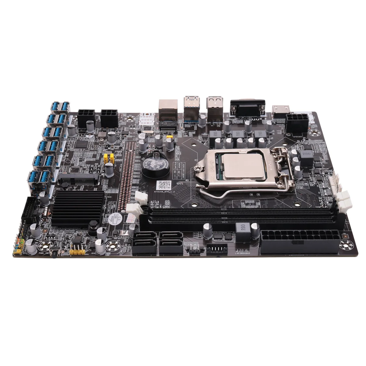 Материнская плата для майнинга B75 ETH, материнская плата 12 PCIE на USB с процессором G540 LGA1155 MSATA, поддержка 2XDDR3 B75 USB BTC, материнская плата для майнинга
Материнская плата для майнинга B75 ETH, материнская плата 12 PCIE на USB с процессором G540 LGA1155 MSATA, поддержка 2XDDR3 B75 USB BTC, материнская плата для майнинга