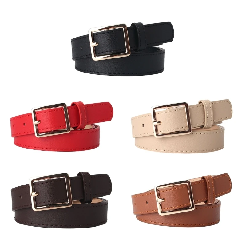 Ремень из искусственной кожи с квадратной пряжкой, тонкий регулируемый пояс, подходит ко всему для женских платьев, пальто, пояса
Ремень из искусственной кожи с квадратной пряжкой, тонкий регулируемый пояс, подходит ко всему для женских платьев, пальто, пояса