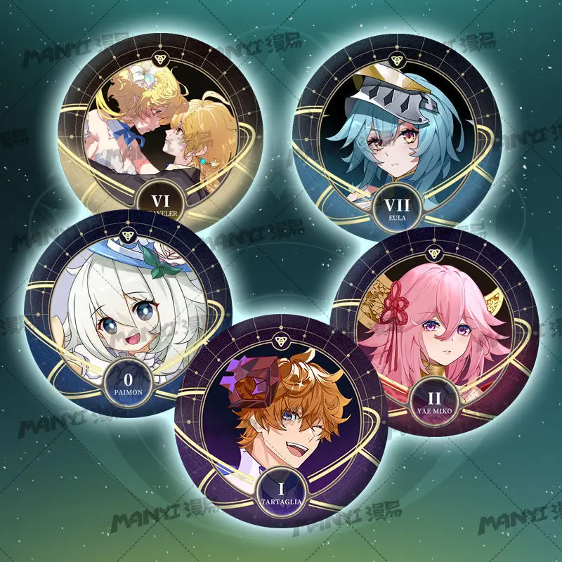 55Mm 26Style Blind Box Hot Game Anime Genshin Impact Brooch Wendy Keqing Yae Sakura Zhongli Hutao Badge Toy Birthday Gift
55Mm 26Style Blind Box Hot Game Anime Genshin Impact Brooch Wendy Keqing Yae Sakura Zhongli Hutao Badge Toy Birthday Gift