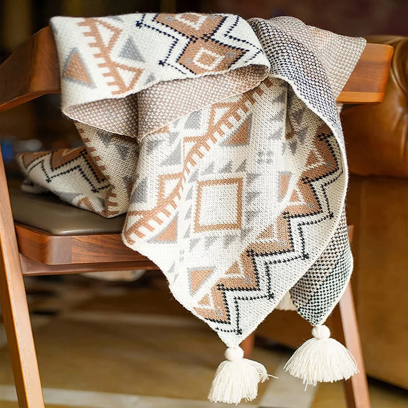 Tassel Vintage Knitted Throw Blankets, Super Soft Cozy Lightweight Bohemian Throw Blanket Couch Decorative For Bed Sofa
Tassel Vintage Knitted Throw Blankets, Super Soft Cozy Lightweight Bohemian Throw Blanket Couch Decorative For Bed Sofa