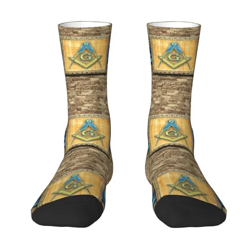Novelty Printed Egyptian Pyramid Square Compass Socks for Men Women Stretchy Summer Autumn Winter Freemasonry Symbol Crew Socks
Novelty Printed Egyptian Pyramid Square Compass Socks for Men Women Stretchy Summer Autumn Winter Freemasonry Symbol Crew Socks