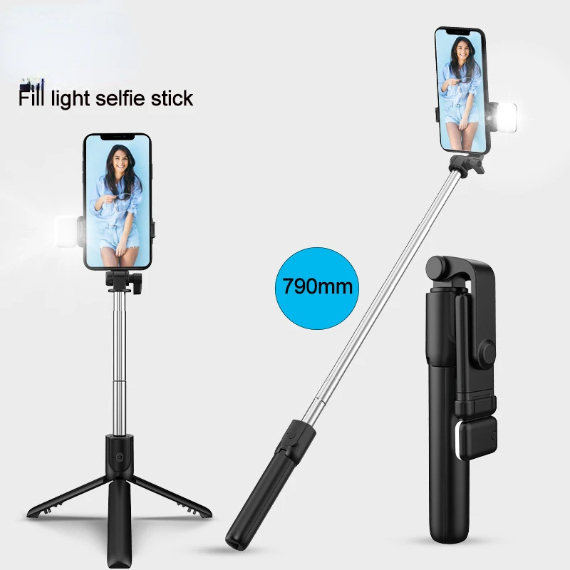 2022 New Wireless bluetooth selfie stick foldable mini tripod with fill light shutter remote control for IOS Android Smart phone
2022 New Wireless bluetooth selfie stick foldable mini tripod with fill light shutter remote control for IOS Android Smart phone