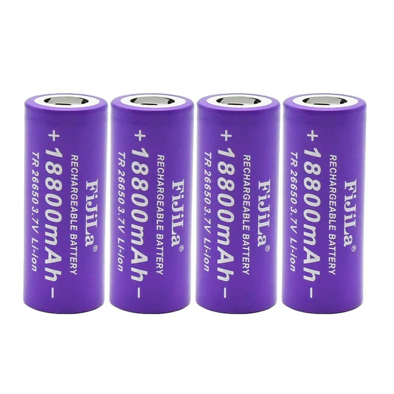 New High Capacity 3.7V 26650 Battery 18800mAh Lithium Ion Rechargeable Battery LED Flashlight Lithium Ion Battery+Free Shipping
New High Capacity 3.7V 26650 Battery 18800mAh Lithium Ion Rechargeable Battery LED Flashlight Lithium Ion Battery+Free Shipping
