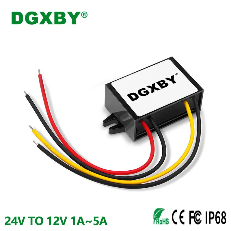 DGXBY 24V TO 12V 1A~5A Power Converter Step-down Module DC Vehicle Monitoring Conversion 15V~40V to12V CE RoHS Certification
DGXBY 24V TO 12V 1A~5A Power Converter Step-down Module DC Vehicle Monitoring Conversion 15V~40V to12V CE RoHS Certification