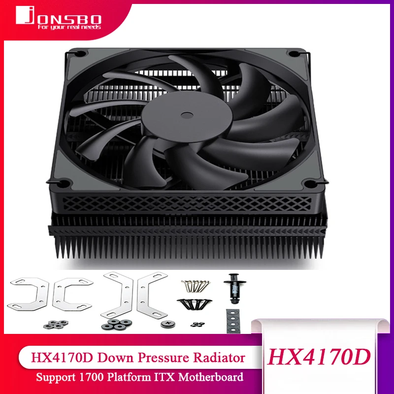 JONSBO HX4170D CPU Fan Down Pressure Radiator 12th Generation 1700 Computer Temperature Control ITX for AM4 LGA 1200/115x/1700
JONSBO HX4170D CPU Fan Down Pressure Radiator 12th Generation 1700 Computer Temperature Control ITX for AM4 LGA 1200/115x/1700