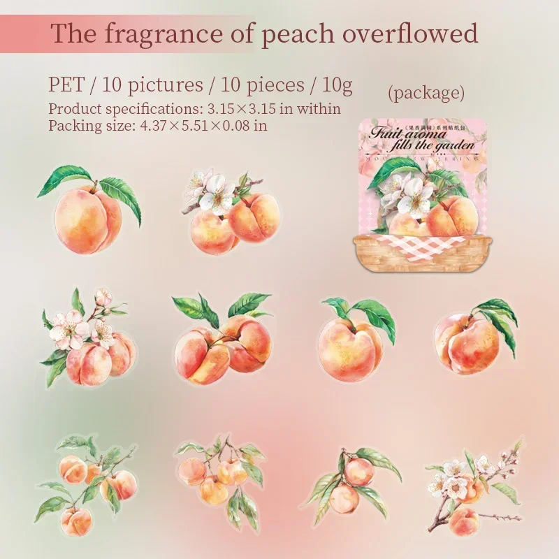 Набор стикеров Jianwu Фруктовый аромат
Набор стикеров Jianwu Фруктовый аромат