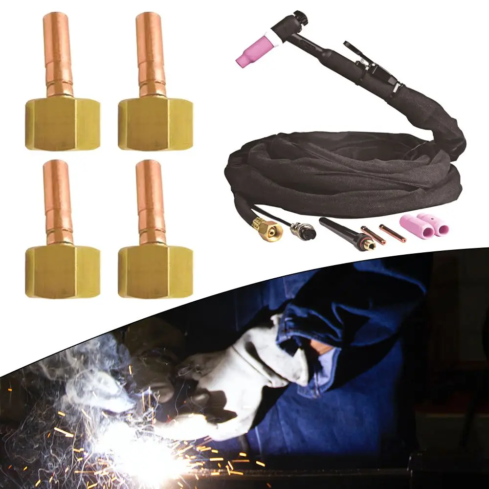 Set Soldering Supplies for TIG Weld Assembly Rear Connector 10mm One-piece Connector Welding Torch Lower Joint
Set Soldering Supplies for TIG Weld Assembly Rear Connector 10mm One-piece Connector Welding Torch Lower Joint