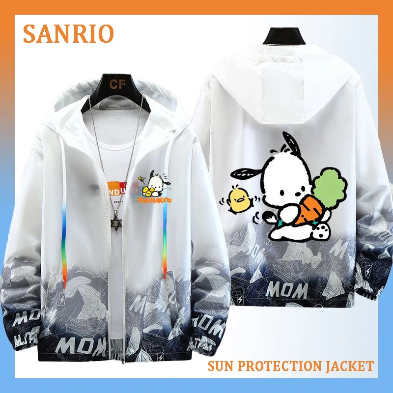 Kawaii Sanrio Pachacco Sun Protection Jacket Cute Cartoon Handsome Couple Boy Girl Thin Outdoors Travel UV Protection Clothing
Kawaii Sanrio Pachacco Sun Protection Jacket Cute Cartoon Handsome Couple Boy Girl Thin Outdoors Travel UV Protection Clothing
