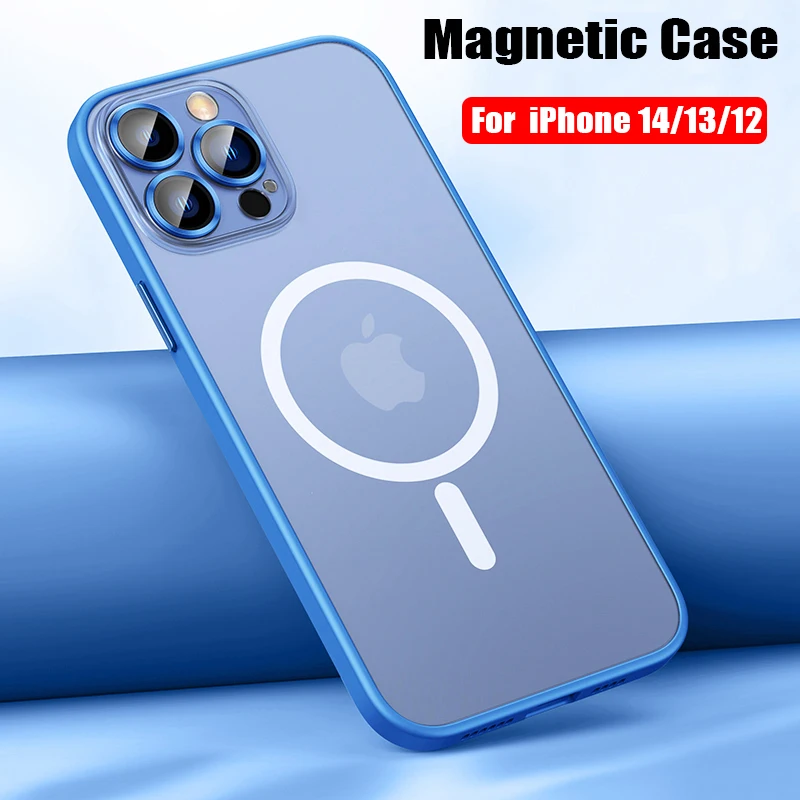 Full Lens Glass Protecter Transparent Clear Silicone TPU Frame Hard PC Back Magnetic Case For iPhone 13 12 Pro Max Anti-fall
Full Lens Glass Protecter Transparent Clear Silicone TPU Frame Hard PC Back Magnetic Case For iPhone 13 12 Pro Max Anti-fall