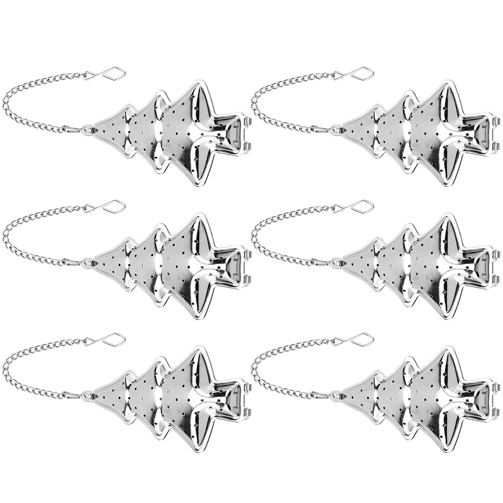 6 Pcs Chain Tool Tree Tea Leak Creative Strainer Balls Loose Brewing Making Gadget Infuser
6 Pcs Chain Tool Tree Tea Leak Creative Strainer Balls Loose Brewing Making Gadget Infuser
