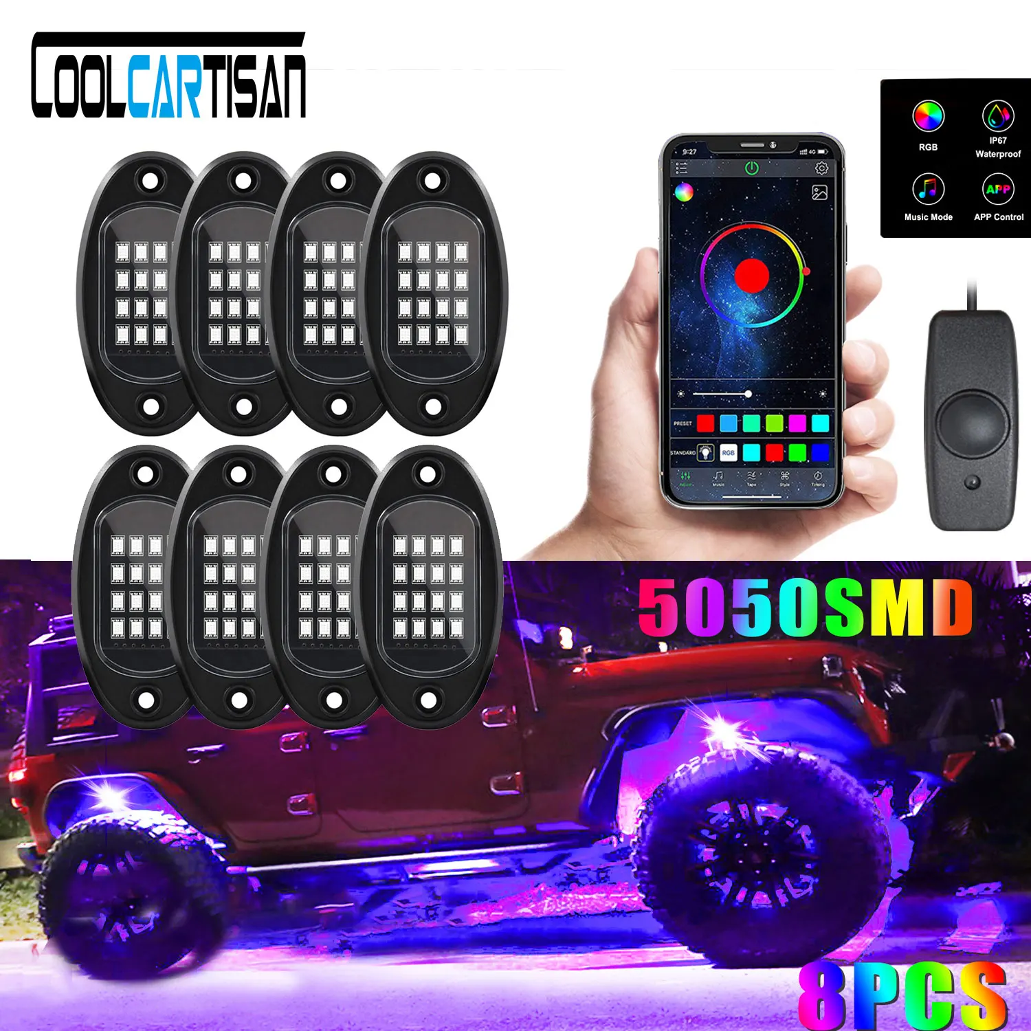 1pc RGB LED APP Control Chassis Music Lights Bluetooth-Compatible Sync Car Chassis Light Waterproof Neon Lights Car Exterior
1pc RGB LED APP Control Chassis Music Lights Bluetooth-Compatible Sync Car Chassis Light Waterproof Neon Lights Car Exterior