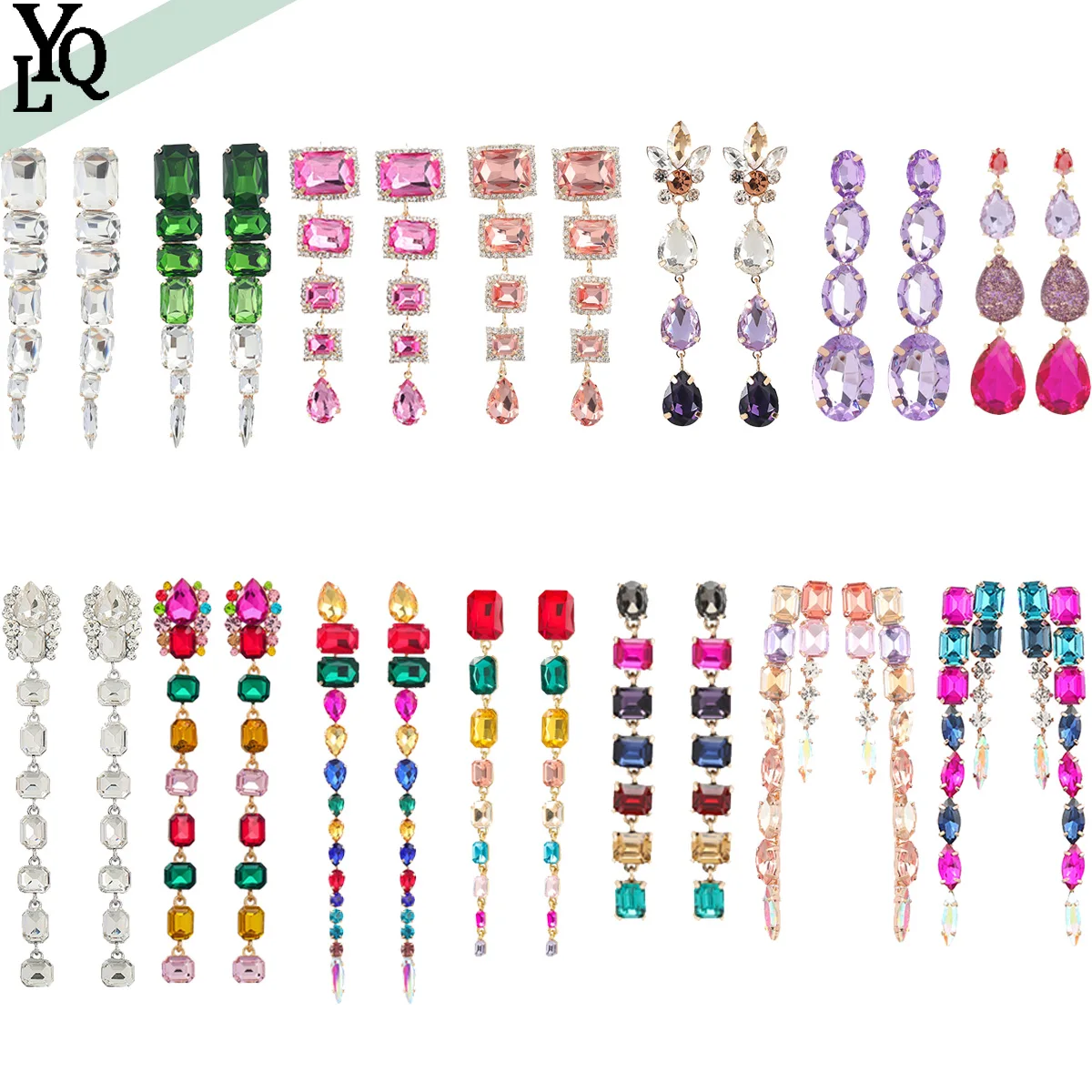 Boho Long Tassel Woman Earrings Big Rhinestone Drop Earrings for Women Crystal Dangle Earrings Fashion Jewelry Accessories Gift
Boho Long Tassel Woman Earrings Big Rhinestone Drop Earrings for Women Crystal Dangle Earrings Fashion Jewelry Accessories Gift