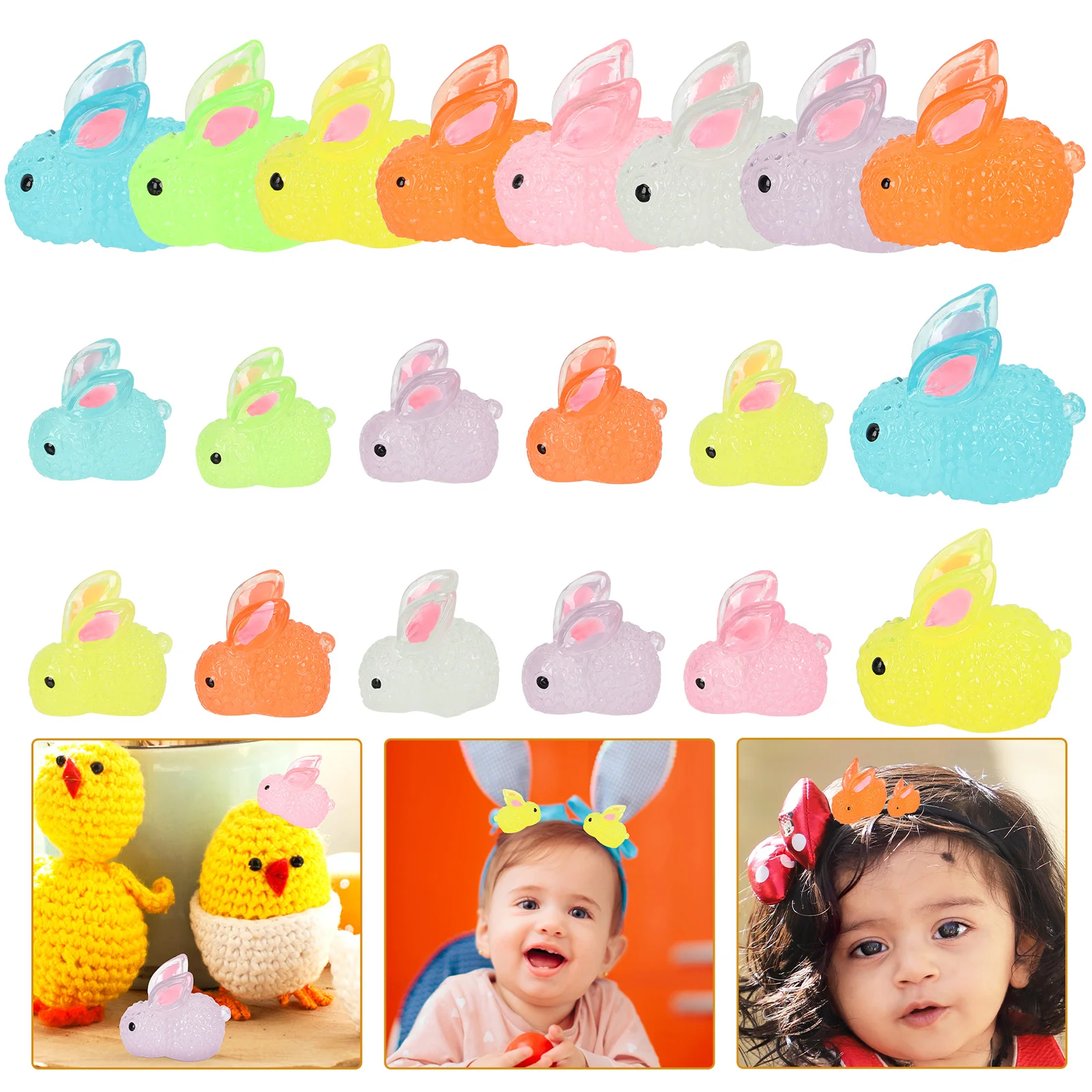 20pcs Bunny Shape Diy Ornaments Hairpin Decoration Case Decor Hair Clip Materials
20pcs Bunny Shape Diy Ornaments Hairpin Decoration Case Decor Hair Clip Materials