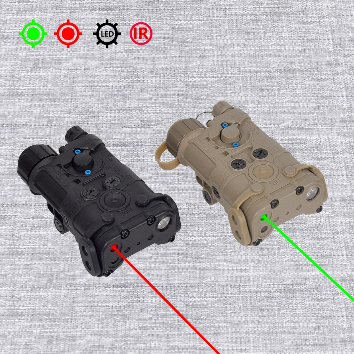 Tactical NGAL Red Green Dot IR Laser Pointer Sight Aiming LED Weapon Gun Flashlight Airsoft Rifle Outdoor Hunting Torch 
Tactical NGAL Red Green Dot IR Laser Pointer Sight Aiming LED Weapon Gun Flashlight Airsoft Rifle Outdoor Hunting Torch
