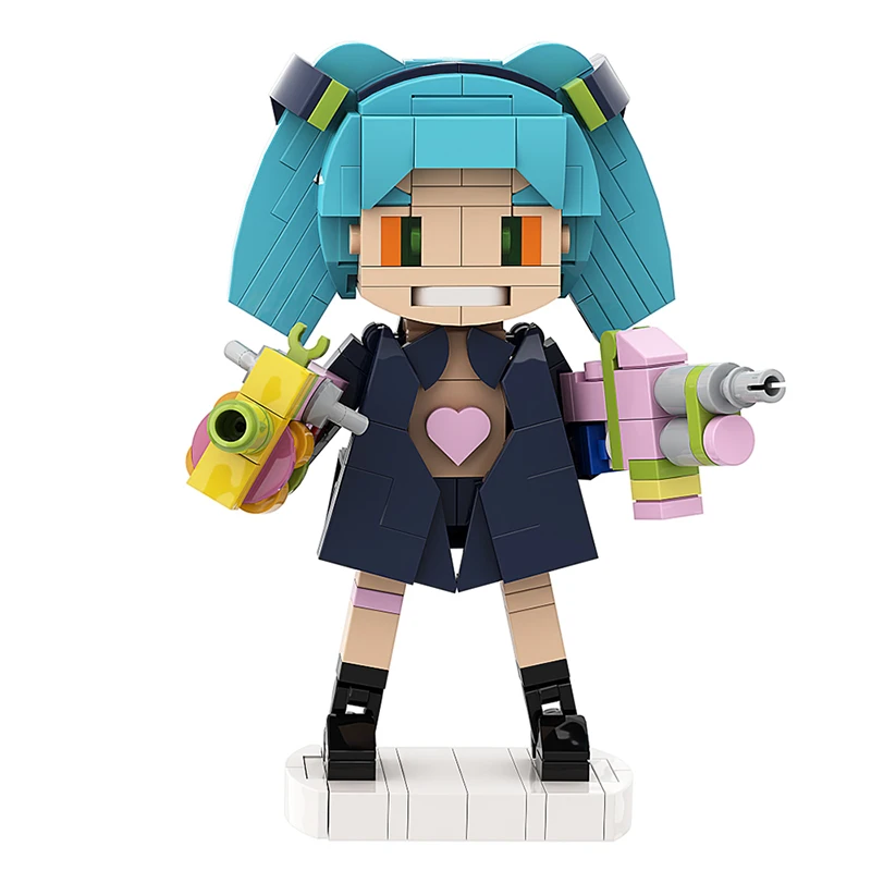 Gobricks MOC Mini Cartoon Cyberpunked Rebeccaed Bricksheadzs Building Blocks Kit Collection Bricks Model Assemble For Kids Toys
Gobricks MOC Mini Cartoon Cyberpunked Rebeccaed Bricksheadzs Building Blocks Kit Collection Bricks Model Assemble For Kids Toys