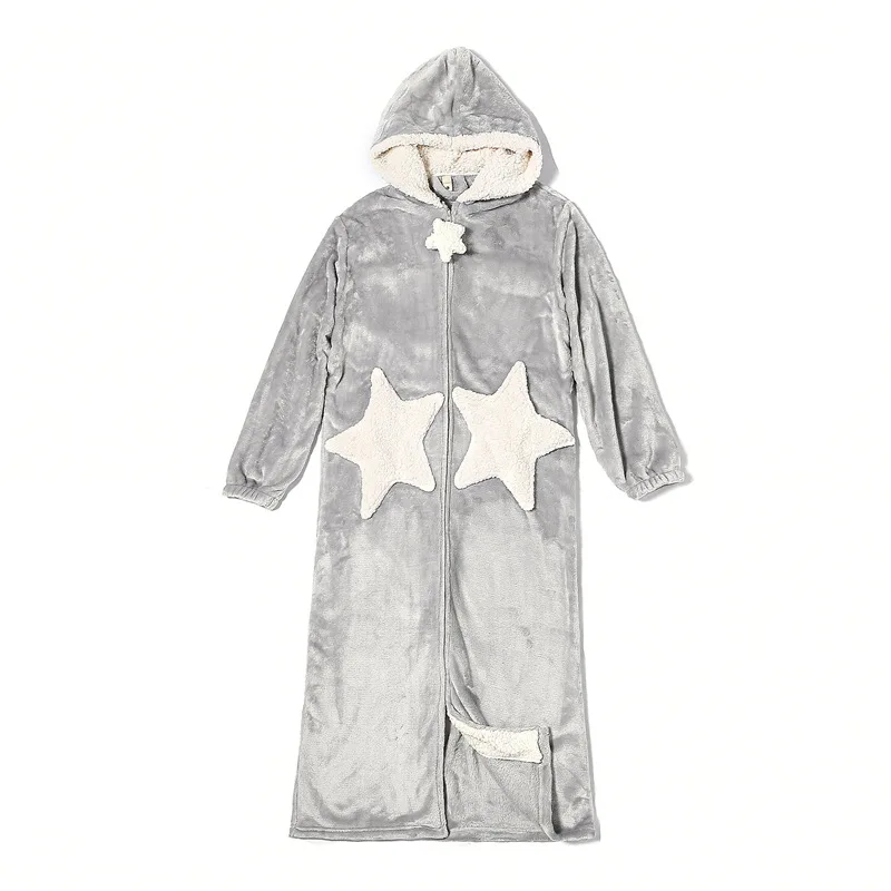 Autumn Winter Lovely Big Star Flannel Nightgown Women's Coral Velvet Couple Pajamas Large Extended Home Clothes 2022 New
Autumn Winter Lovely Big Star Flannel Nightgown Women's Coral Velvet Couple Pajamas Large Extended Home Clothes 2022 New