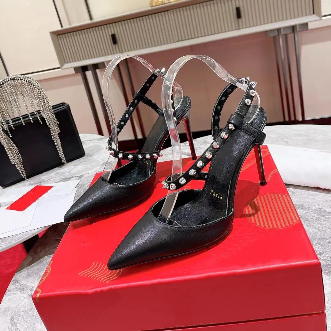 Top Quality Red Sole Womens High Heels 10cm Shoes Luxury Fashion Ladies Crystal Sandals Classic Retro Designer High Heel 1594HJ
Top Quality Red Sole Womens High Heels 10cm Shoes Luxury Fashion Ladies Crystal Sandals Classic Retro Designer High Heel 1594HJ