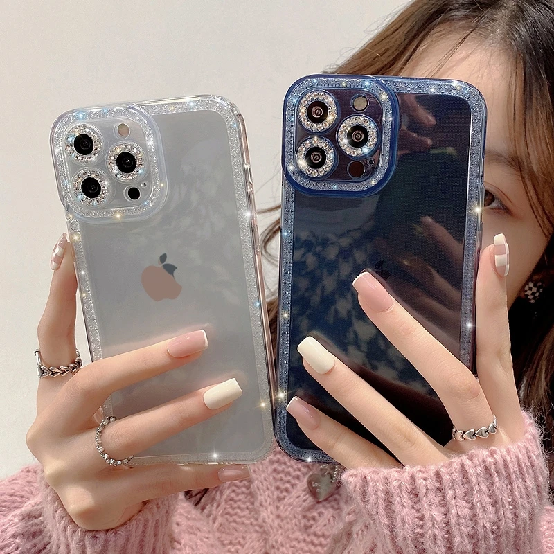 Luxury Plating Glitter Diamond Transparent Case for iPhone 13 11 12 14 Pro Max Plus Girl Female Soft Silicone Shockproof Cover
Luxury Plating Glitter Diamond Transparent Case for iPhone 13 11 12 14 Pro Max Plus Girl Female Soft Silicone Shockproof Cover
