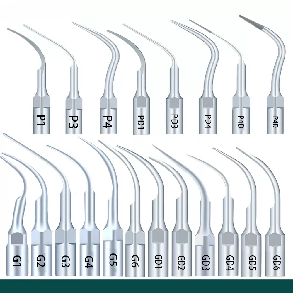 

5 шт. стоматологический ультразвуковой скалер наконечник Скалки перидонтика эндодонтика подходит для фрижеров Woodpecker SATELEC DTE NSK
