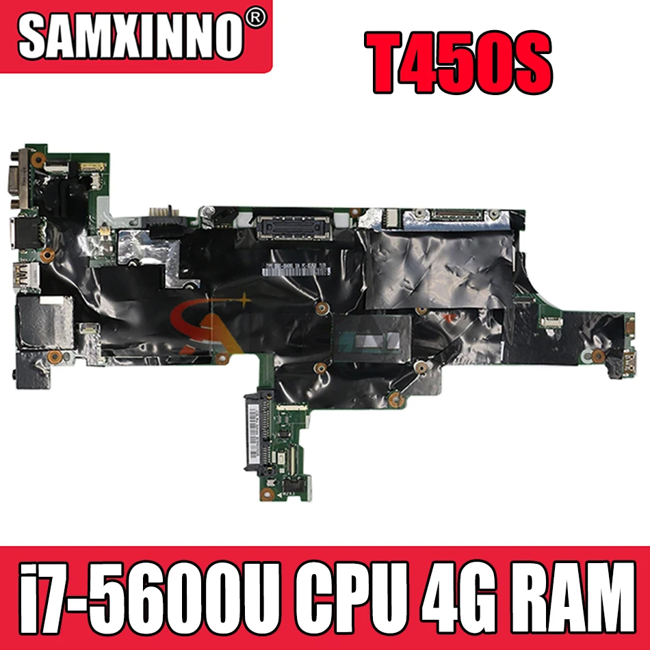 Материнская плата для ноутбука Lenovo T450S со стандартным процессором 4G RAM AIMT1
Материнская плата для ноутбука Lenovo T450S со стандартным процессором 4G RAM AIMT1