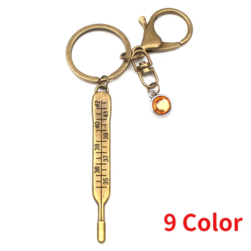 Medical Birthstone Thermometer Nurse Doctor Charm Key Ring Chain Charms Women Jewelry Accessories Pendant Gifts Fashion
Medical Birthstone Thermometer Nurse Doctor Charm Key Ring Chain Charms Women Jewelry Accessories Pendant Gifts Fashion