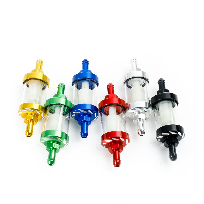 7mm Aluminum Alloy Glass CNC Oil Filter Accessories for ATV Dirt Pit Bike Motorcycle Gas Fuel Gasoline
7mm Aluminum Alloy Glass CNC Oil Filter Accessories for ATV Dirt Pit Bike Motorcycle Gas Fuel Gasoline