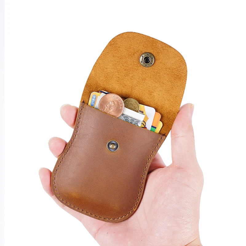 Genuine Leather Pocket Wallet Card Coin Purse Holder Handmade Small Cowhide Change Money Bags Folder
Genuine Leather Pocket Wallet Card Coin Purse Holder Handmade Small Cowhide Change Money Bags Folder