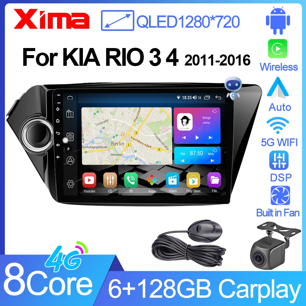 Автомобильная Мультимедийная система XIMA Pro, AI Voice, 8 ядер, Wi-Fi, для Kia RIO 3, 4, Rio 2010-2017, 2 din, Android 11, gps
Автомобильная Мультимедийная система XIMA Pro, AI Voice, 8 ядер, Wi-Fi, для Kia RIO 3, 4, Rio 2010-2017, 2 din, Android 11, gps